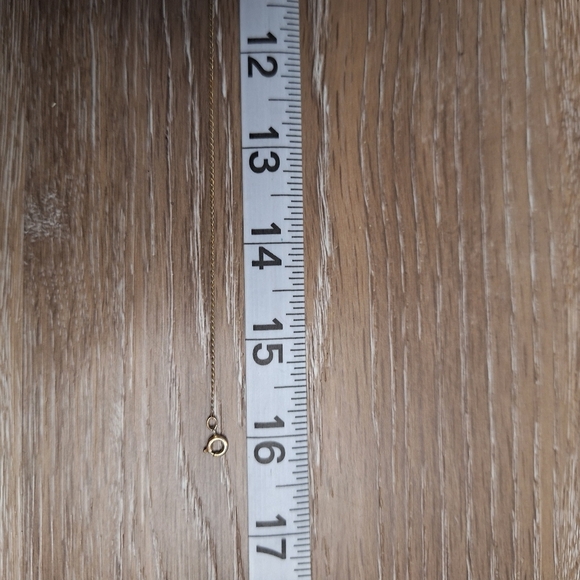 Vintage Anson 1/20 12K GF Necklace Faceted Quarts Crystal Leaf Pendant 16” - Picture 9 of 9